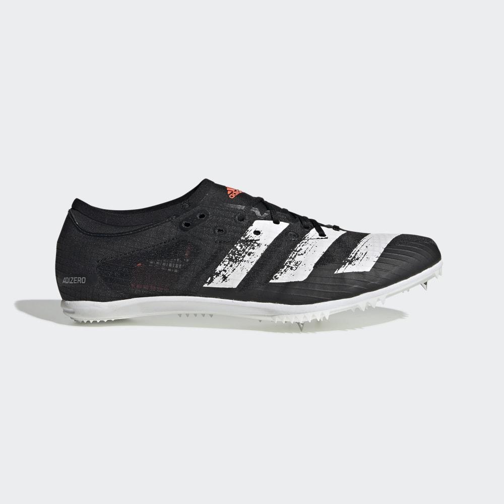 Adidas Men's Adizero Ambition Track Spikes Black/White/Coral Ireland EG1208